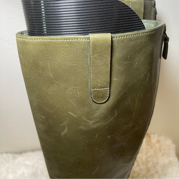 Cole Haan Green Leather Boots - Picture 5 of 9